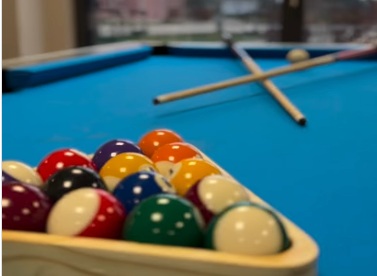 Billardtisch wieder fertig