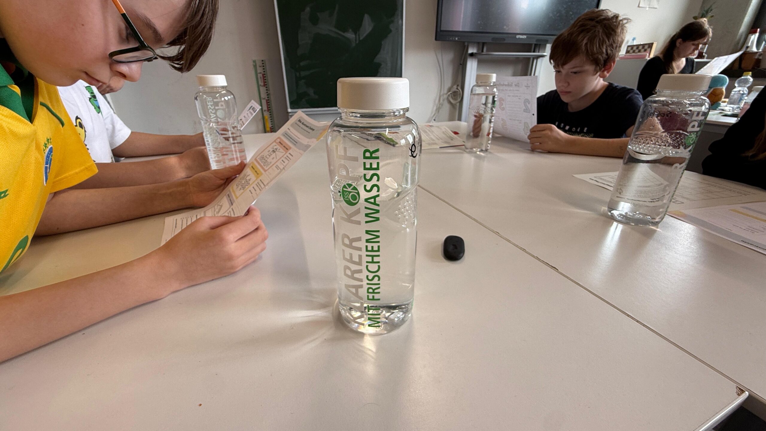 Trinkflaschen vom Projekt „Iss ok in Dortmund“